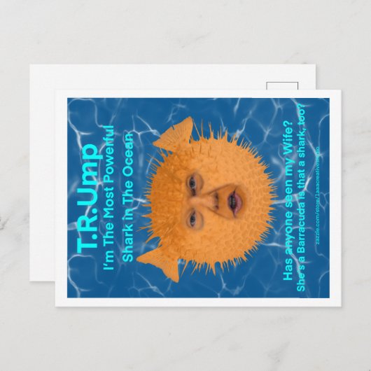 フグを切り倒す ポストカード (正面/裏面)