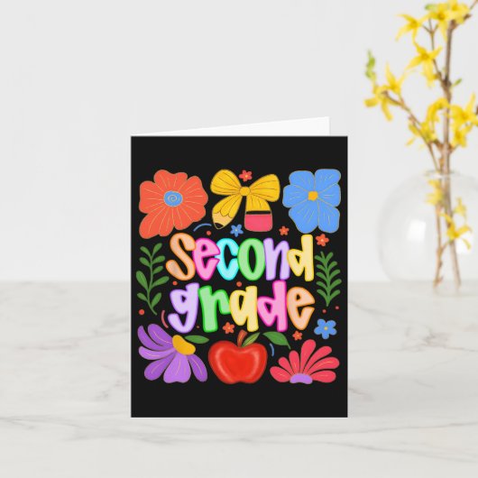 フグヴィン新学期2級名門私立校風の先生 カード (黄色い花)