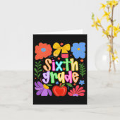 フグヴィン新学期6級名門私立校風の先生K カード (黄色い花)