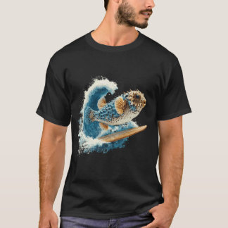 フグ愛好家モチーフ フグ 海 海洋 動物 P Tシャツ