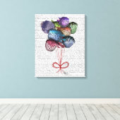 フグ風船 キャンバスプリント (インサイチュ (ウッドフロア))