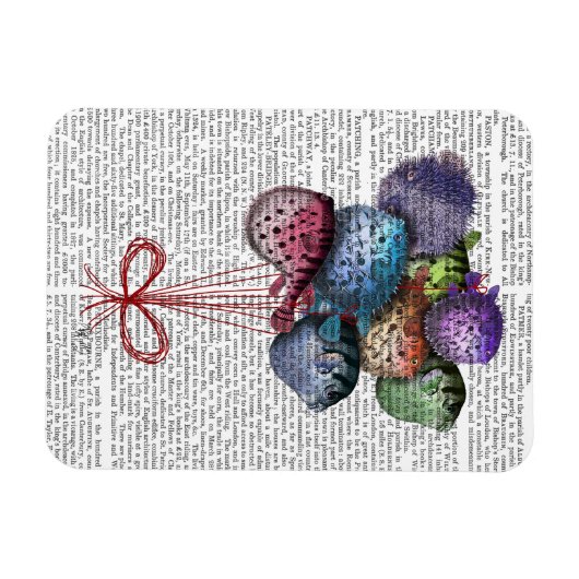 フグ風船 マグネット (横)