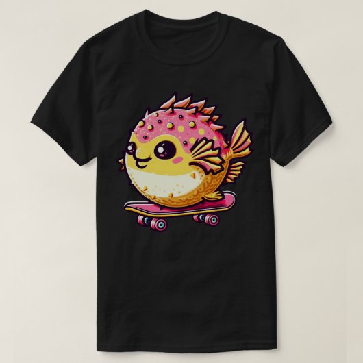 フグ3 Tシャツ (デザイン正面)