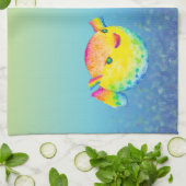 フグ キッチンタオル (折り畳み)