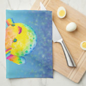 フグ キッチンタオル (四つ折り)