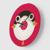 フグ ラージ壁時計 (傾斜)