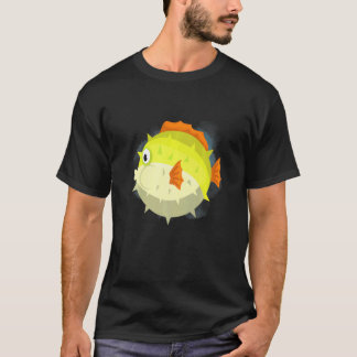 フグ 深海生物とリフトの生き物 Tシャツ