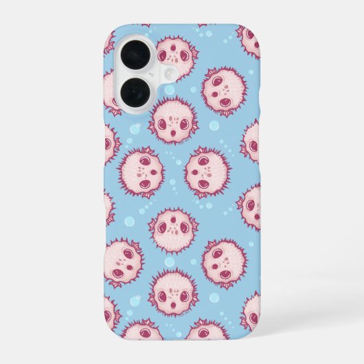 フグ iPhone 16ケース (裏面)