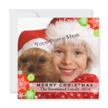フコンテンポラリーォトクリスマスカード