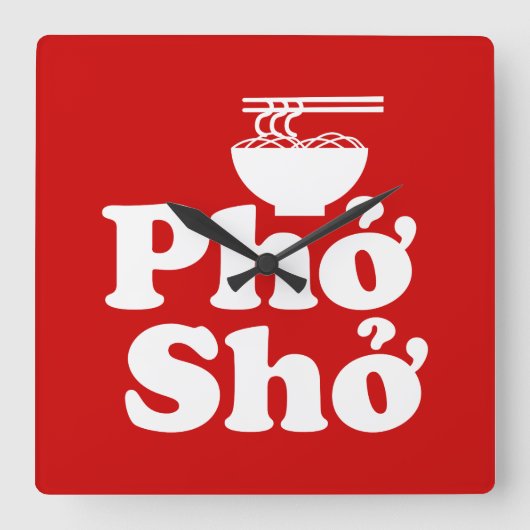 フシởッở スクエア壁時計 (正面)