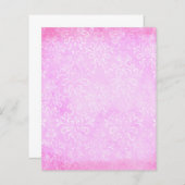 フシアピンク&ホワイトスクラップブック紙 (正面/裏面)