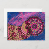 フシアフローラオッター ポストカード (正面/裏面)