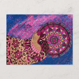 フシアフローラオッター ポストカード