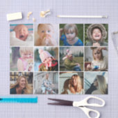 フシンプルォトコラージュ12写真 薄葉紙 (クラフト)