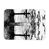 フジションイラストレーションバイアマンダディール マグネット (横)