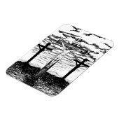 フジションイラストレーションバイアマンダディール マグネット (左側)