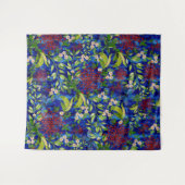 フジタムデイジーと蝶 タペストリー (正面(横))