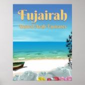 フジャイラ統一された・アラブ首長国連邦ビーチポスター ポスター (正面)