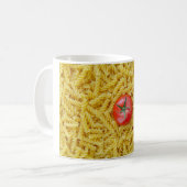 フジリパスタ入りトマト コーヒーマグカップ (正面左)