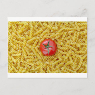 フジリパスタ入りトマト ポストカード