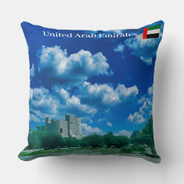 フジ威厳のあるラーアラブ首長国連邦の古代城 クッション