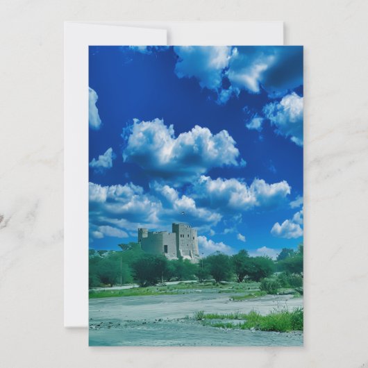 フジ威厳のあるラーアラブ首長国連邦の古代城 シーズンカード (正面)