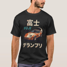 フジ 1983 ビンテージ グランプリ レース ポスター Tシャツ