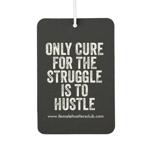 フスカスタムトラーズ引用文エアーフレスナー カーエアーフレッシュナー (正面)