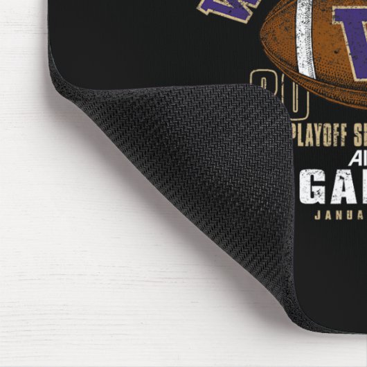 フスキースシュガーボウル2024 Cfpサッカーヴィンテージロゴ マウスパッド (コーナー)