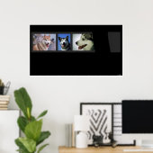 フスキーズプリント ポスター (ホームオフィス)