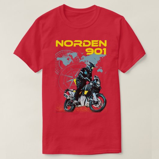 フスクヴァルナノルデン Tシャツ (デザイン正面)