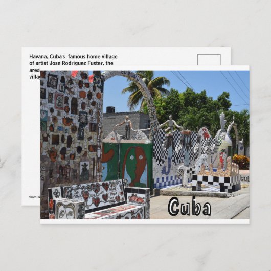 フステルランディアハバナキューバアート ポストカード (正面/裏面)