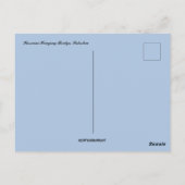 フセイニぶら下がったの橋パキスタン ポストカード (裏面)