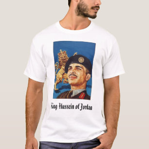 、フセインフセインヨルダンの王 Tシャツ