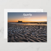 フゼタビーチ暖日の入り ポストカード (正面/裏面)