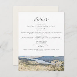 フソン・バレー・ニューヨーク・ウォーター・結婚カラーズ・詳細 招待状