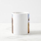 フタコブラクダの肖像 コーヒーマグカップ (中央)