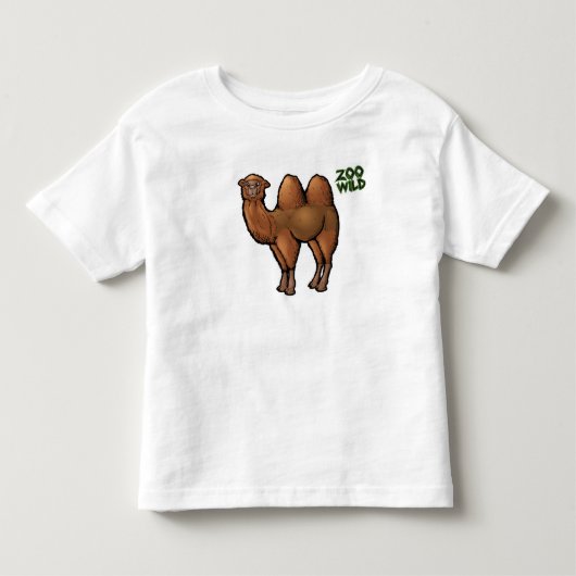フタコブラクダ トドラーTシャツ (正面)