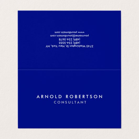 フタロブループロフェッショナルミニマル 名刺 (外部フラット)