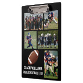 フッカスタムトボール監督5フォトコラージュチーム名 クリップボード (左)