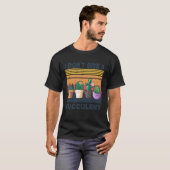 フッカレント サボテン 多肉植物 気にしない Tシャツ (正面フル)