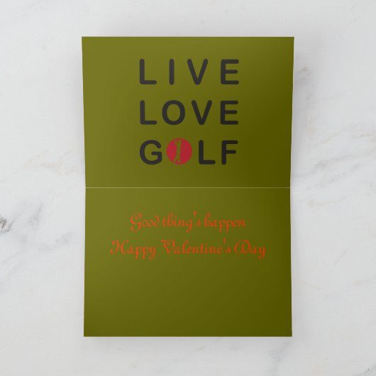 フックがスライスのバレンタインカードに出会うとき。 シーズンカード (内部)