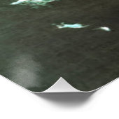 フックされたニジマスのジャンプ ポスター (コーナー)