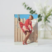 フックされたピン留め ポストカード (スタンド正面)