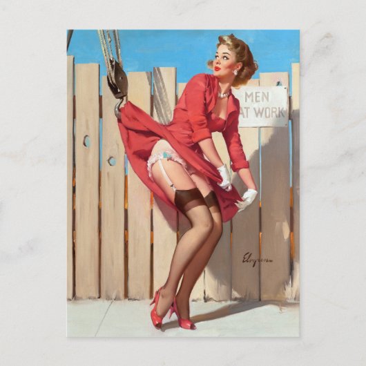 フックされたピン留め ポストカード (正面)