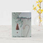 フックとチャイム カード (黄色い花)