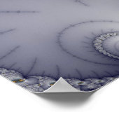 フックとネット – フラクタル ポスター (角)