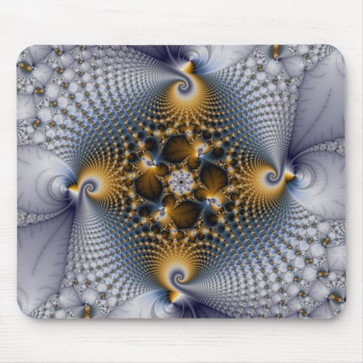 フックとネット – フラクタル マウスパッド (正面)