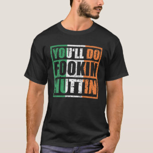 フックインナッツ・アイルランド国旗の悪名高いプライド Tシャツ