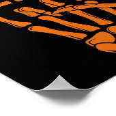 フックエムスケルトンホーンハロウィーン ポスター (角)